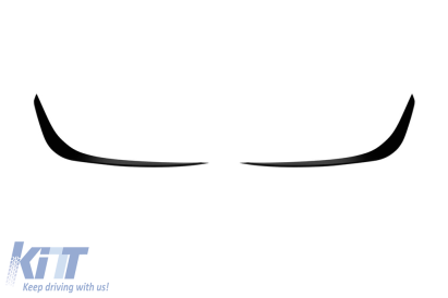 Aero splittere potrivite pentru bara frontală 63 a Mercedes C-Class W206, S206 după 2021, lac negru Performance AutoTuning