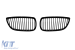 Grile de rinichi cu nervuri unice, vopsite în negru, potrivite pentru BMW Seria 3 E92 2007-2009, E93 2007-2010 Performance AutoTuning