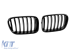 Grile rinichi cu nervuri simple vopsite în negru, potrivite pentru BMW X3 F25 2010-2013 Performance AutoTuning