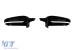 Capace tip M pentru oglinzi potrivite pentru BMW Seria 2 G42, Seria 3 G20, G21, Seria 4 G22, G23, G26, Seria 5 G30, G31, Seria 7 G11, G12, Seria 8 G14, G15, G16, lac negru Performance AutoTuning