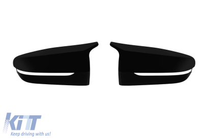 Capace tip M5 pentru oglinzi potrivite pentru BMW Seria 2 G42, Seria 3 G20, G21, Seria 4 G22, G23, G26, Seria 5 G30, G31, Seria 7 G11, G12, Seria 8 G14, G15, G16, lac negru Performance AutoTuning