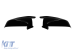 Capace tip M pentru oglinzi potrivite pentru BMW Seria 5 E60, E61 2007-2010, Seria 5 GT F07 2009-2013, Seria 7 F01, F02 2008-2011, lac negru Performance AutoTuning