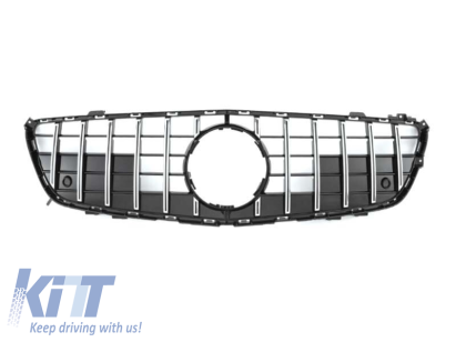 Grilă tip GT crom/neagră potrivită pentru Mercedes SL R231 2012-2016 Performance AutoTuning