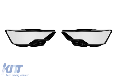 Set de sticlă pentru faruri potrivit pentru Audi A6 C8 2018-2020, stânga și dreapta Performance AutoTuning