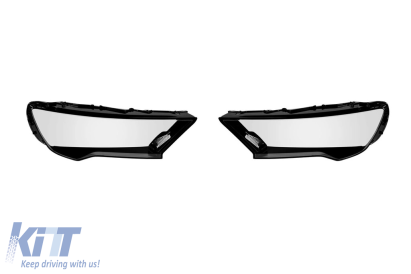 Set de sticlă pentru faruri potrivit pentru Audi Q7 2020-2022, stânga și dreapta Performance AutoTuning