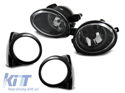 Kit de proiectoare tip M technik, M3 cu capace potrivit pentru BMW Seria 3 E46 1998-2005 sedan, coupe, break, bază cromată, stânga + dreapta Performance AutoTuning