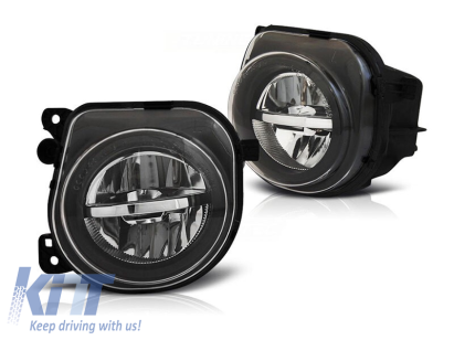 Kit de proiectoare LED potrivit pentru BMW Seria 5 F10/F11/Seria 5 GT F07 2013-2016 crom, stânga + dreapta Performance AutoTuning