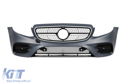 Bumper frontal A Design Line potrivit pentru Mercedes E-Class W213 sedan, S213 break 2016-2019 Performance AutoTuning