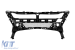 Bara frontală A Design Line potrivită pentru Mercedes ML W166 2011-2015 cu grilaj cu 3 spite cromat/negru Performance AutoTuning