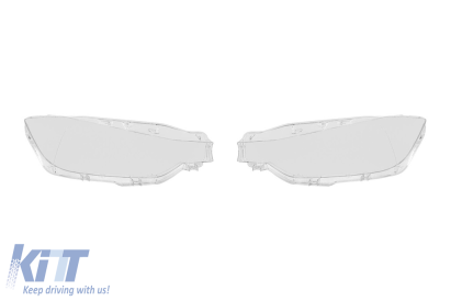 Set de sticlă pentru faruri potrivit pentru BMW Seria 3 F30 2016-2017, stânga și dreapta Performance AutoTuning