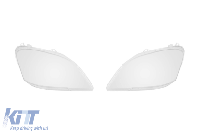 Set de sticlă pentru faruri potrivit pentru Mercedes ML W164 2008-2011, stânga și dreapta Performance AutoTuning