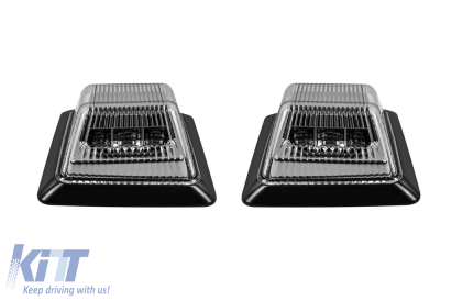 Indicatori laterali LED potriviți pentru Mercedes G-Class W463 cu design W464 și bază cromată Performance AutoTuning