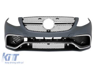 Bumper frontal A Design potrivit pentru Mercedes GLE SUV W166 2015-2019 Performance AutoTuning