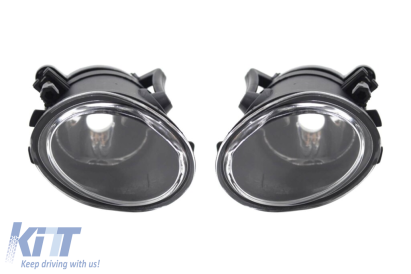 Kit de proiectoare tip M technik, M3, M5 potrivit pentru BMW Seria 3 E46 1998-2005 sedan, coupe, break, Seria 5 E39 1995-2003 sedan, break bază cromată, stânga + dreapta Performance AutoTuning