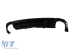 Difuzor tip RS5 cu capace negre potrivit pentru bara S-line spate pe Audi A5 Sportback, Coupe, Cabrio 2016-2020 -O--O- Performance AutoTuning