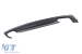 Difuzor tip S4 cu capace cromate potrivit pentru bara spate S-line pentru Audi A4 sedan 2012-2015 -oo--oo- Performance AutoTuning