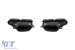 Difuzor tip GLE63 cu capace negre potrivit pentru bara spate A Design pe Mercedes GLE W166 2015-2019 -oo--oo-, cu garnitură neagră Performance AutoTuning