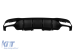 Difuzor tip GLE63 cu capace negre potrivit pentru bara spate A Design pe Mercedes GLE W166 2015-2019 -oo--oo-, cu garnitură neagră Performance AutoTuning