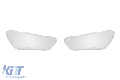 Set de sticlă pentru faruri potrivit pentru BMW X1 F48 2016-2019, stânga și dreapta Performance AutoTuning