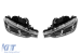Set de faruri LED de tuning potrivite pentru BMW Seria 3 F30, F31 2013-2015 cu carcasă neagră, potrivite pentru modelul cu faruri halogen Performance AutoTuning