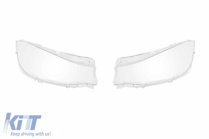 Set de sticlă pentru faruri potrivit pentru BMW Seria 3 F34 GT 2016-2019, stânga și dreapta Performance AutoTuning