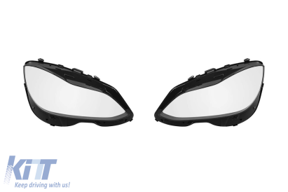 Set de sticlă pentru faruri potrivit pentru Mercedes E-Class W212 2014-2015, stânga și dreapta Performance AutoTuning