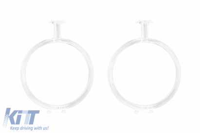 Set de ghiduri de lumină potrivit pentru inel mic pe BMW Seria 7 F01, F02 2013-2015, stânga și dreapta Performance AutoTuning