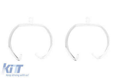 Set de ghiduri de lumină potrivit pentru inel mic pe BMW X3 F25 LCI 2015-2017, stânga și dreapta Performance AutoTuning