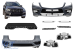 Un pachet de design tip 63 potrivit pentru Mercedes ML W166 2012-2015 fără aripi Performance AutoTuning