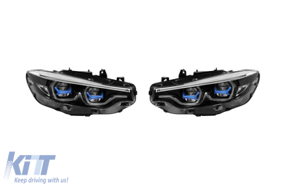 Set de faruri LED High Version potrivit pentru BMW Seria 4 F32, F33, F36 2017-2019 pentru modelele cu faruri LED din fabrică Performance AutoTuning