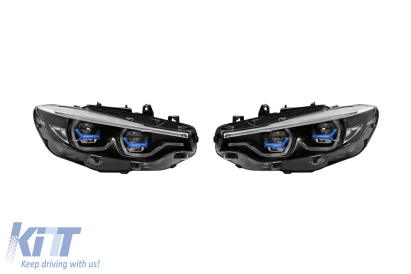 Set de faruri LED tip X-laser potrivit pentru BMW Seria 4 F32, F33, F36 2013-2016 pentru modelele cu faruri xenon din fabrică Performance AutoTuning