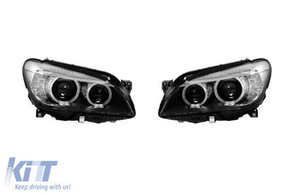 Set de faruri xenon tip LCI potrivit pentru BMW Seria 7 F01, F02 2009-2012 pentru modelele cu faruri xenon din fabrică, stânga și dreapta Performance AutoTuning