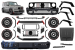 Pachet de design B900 cu adausuri din carbon și jante de 22" potrivite pentru Mercedes G-Class W464 2018-2024 Performance AutoTuning