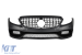Pachet de tuning design A potrivit pentru Mercedes C-Class S205 break 2013-2018 cu grilă GT crom/negru și capete cromate Performance AutoTuning
