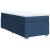 Pat box spring cu saltea, albastru, 100x200 cm, textil GartenMobel Dekor