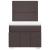 Pat box spring cu saltea, maro închis, 90x200 cm, textil GartenMobel Dekor