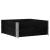 Jardinieră de grădină, negru, 100x100 cm, lemn masiv pin GartenMobel Dekor