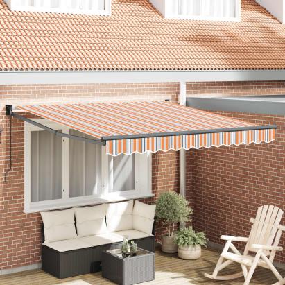Cortina Retractabilă Manual Multicolour 350 x 250 cm GartenMobel Dekor