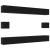 Set comodă TV Pe perete 8 pcs Stejar Negru Lemn compozit GartenMobel Dekor