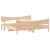 Cadru de pat fără saltea, 200x200 cm, lemn masiv pin GartenMobel Dekor
