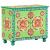 Dulap vopsit manual, multicolor, 70x35x60 cm, lemn mango GartenMobel Dekor