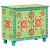 Dulap vopsit manual, multicolor, 70x35x60 cm, lemn mango GartenMobel Dekor