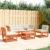 Set mobilier de grădină cu perne, 5 piese, lemn masiv de pin GartenMobel Dekor