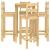 Set mobilier de bar, 5 piese, lemn masiv de pin GartenMobel Dekor