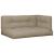 Perne de paleți, 3 buc., gri taupe, material textil GartenMobel Dekor