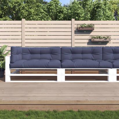 Perne de paleți, 5 buc., bleumarin, material textil GartenMobel Dekor