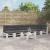 Perne de paleți, 7 buc., negru, material textil GartenMobel Dekor