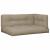 Perne de paleți, 7 buc., gri taupe, material textil GartenMobel Dekor