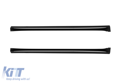 Praguri tip A Design S63 potrivite pentru Mercedes Clasa S W223 cu ampatament lung după 2020, cu garnituri din crom Performance AutoTuning