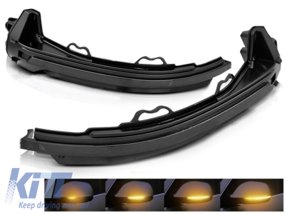 Semnale LED de tunning potrivite pentru oglinzile laterale ale Audi A4 B9 după 2015, A5 după 2016 Performance AutoTuning